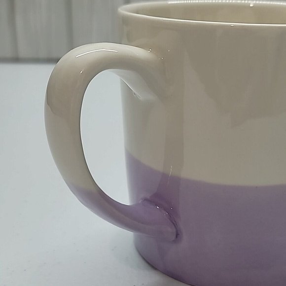 Modern Expressions “S” Monogram Mug Purple White Gold - Picture 4 of 9